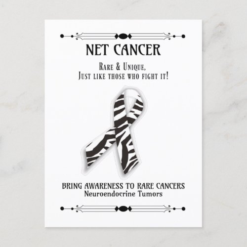 NET Cancer Support and Awareness  Postcard