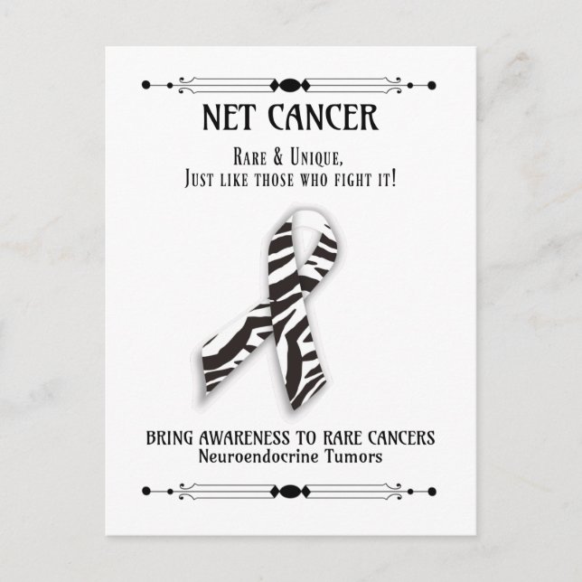 NET Cancer Support and Awareness  Postcard (Front)