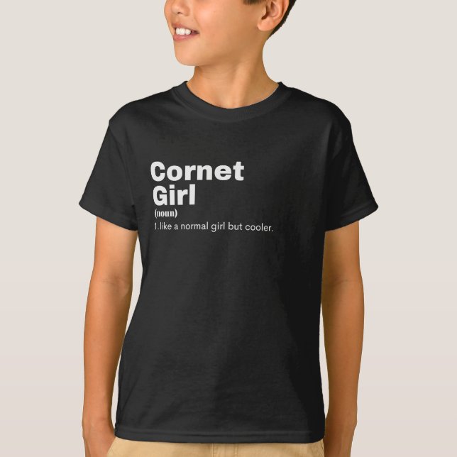 net Girl - Cornet  T-Shirt (Front)