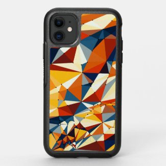 Net of multicolored triangles OtterBox symmetry iPhone 11 case