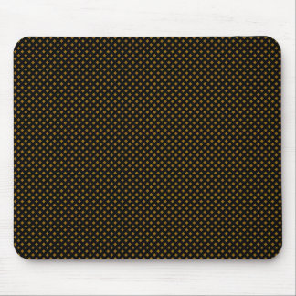 Net Pattern, Black with Brown Mouse Pad