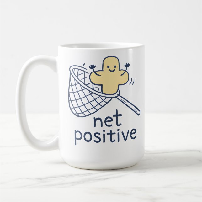 Net Positive Coffee Mug (Left)