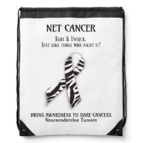 NET Rare Cancer Neuroendocrine tumor shirt Drawstring Bag