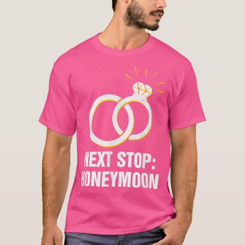 Net Stop Honeymoon Wedding Party Husband And Wife1 T_Shirt