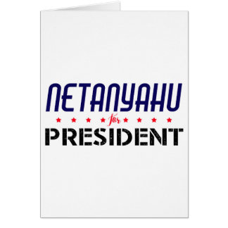 Netanyahu for President Cards