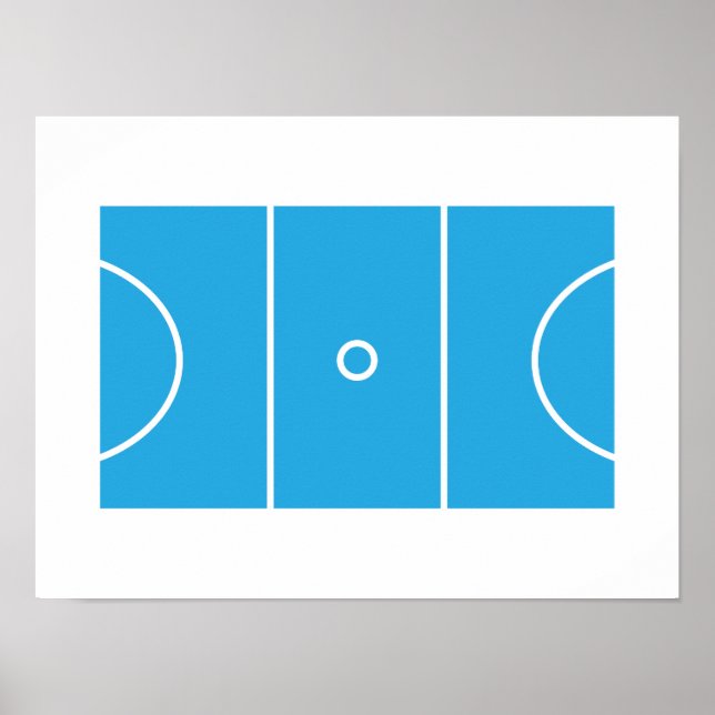Netball Court Poster (Front)
