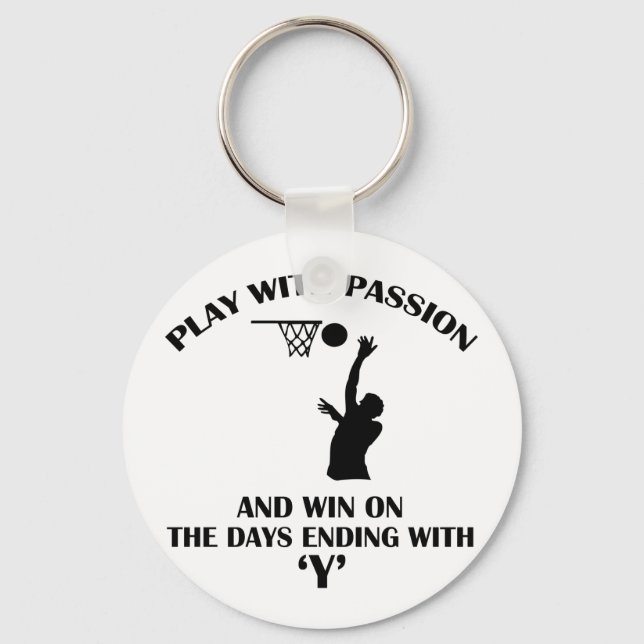 netball design keychain (Front)