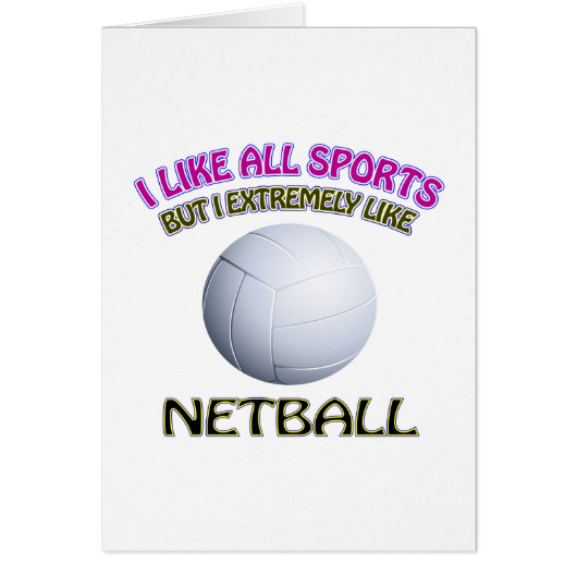 Netball designs cards (Front)