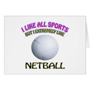 Netball designs cards