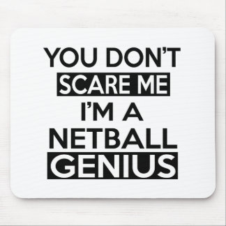 NETBALL GENIUS DESIGNS MOUSE PAD