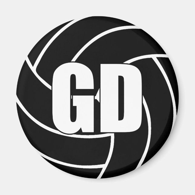 Netball Goal Defense Magnet (Front)