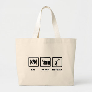 Netball Large Tote Bag