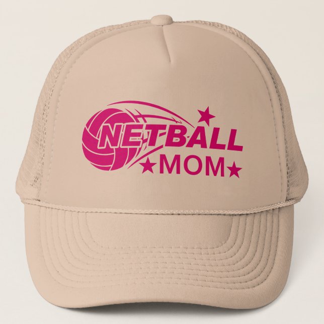Netball Mom, Netball Trucker Hat (Front)