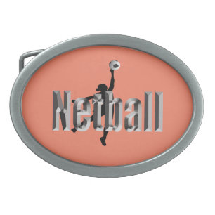 Netball Player And Dimensional Name, Belt Buckle