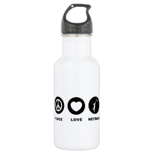 Netball Stainless Steel Water Bottle