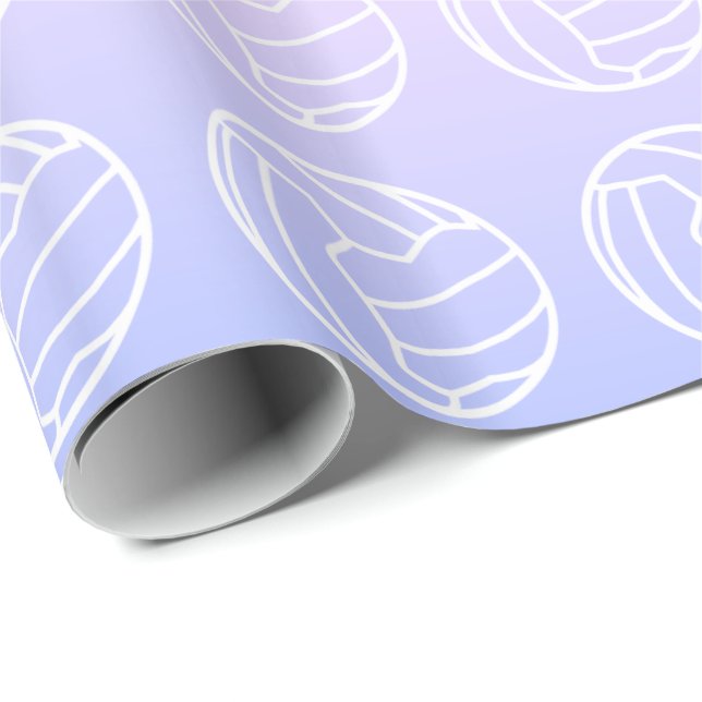 Netball Themed Ball Design Wrapping Paper (Roll Corner)