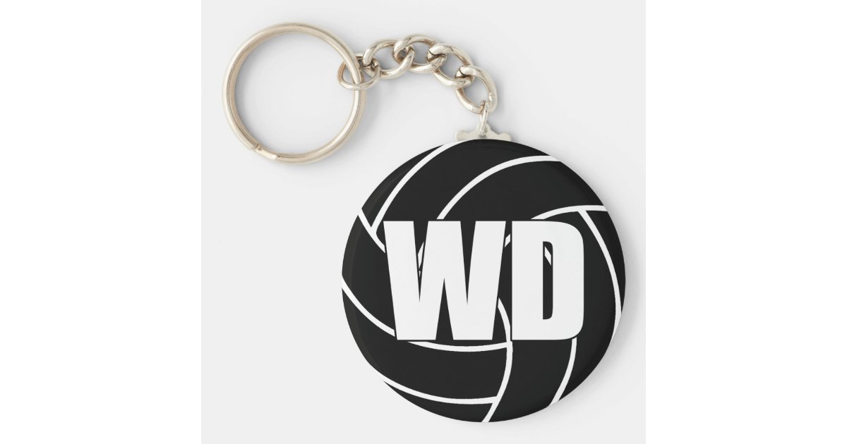 Netball Wing Defence WD Key Ring