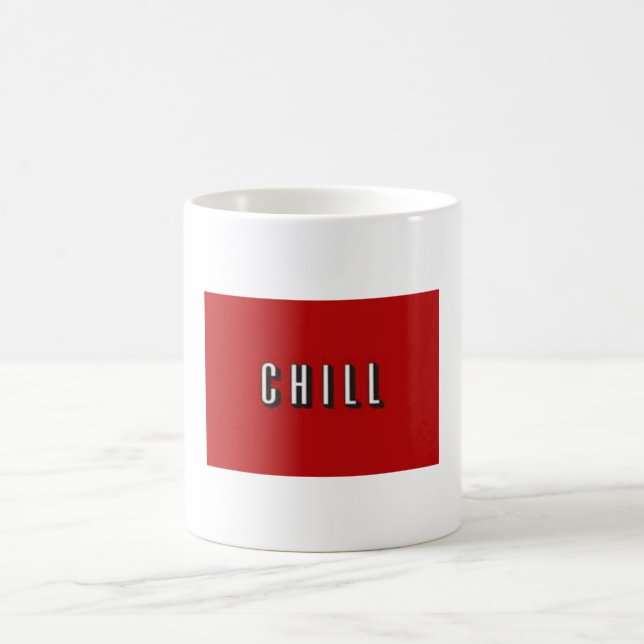 Netflix and chill coffee mug (Center)