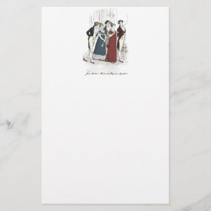Netherfield Party Arrives - Pride & Prejudice Stationery