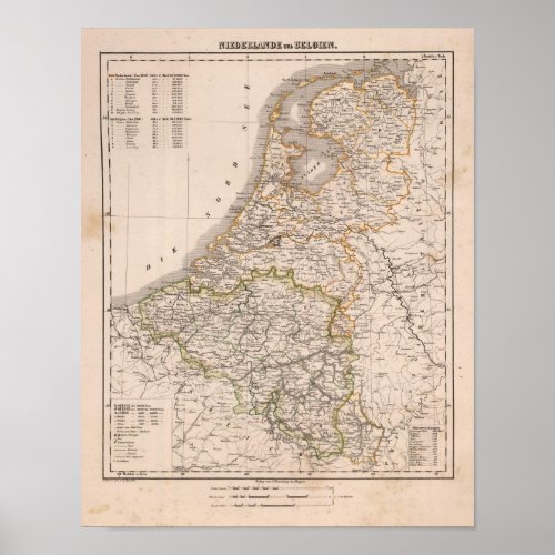 Netherland Belgium Poster