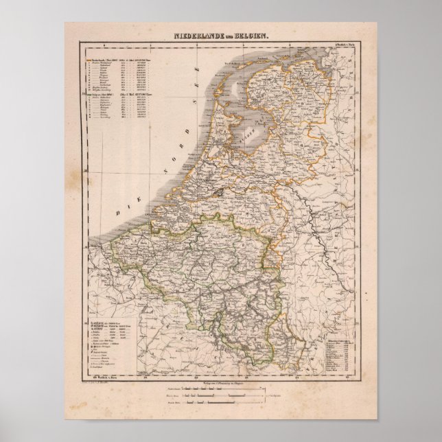 Netherland, Belgium Poster (Front)