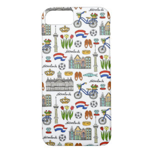 Netherland Doodle Pattern iPhone 8/7 Case