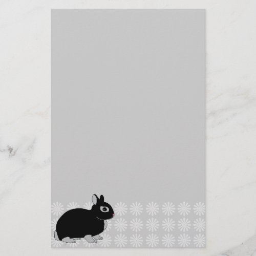 Netherland Dwarf Rabbit Silver Marten Stationery