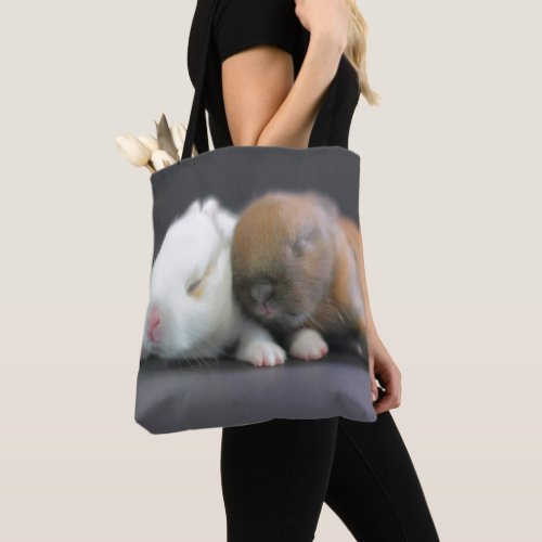 Netherland Dwarf Rabbits Tote Bag