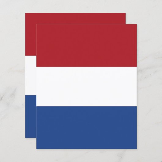 Netherland flag (Front/Back)
