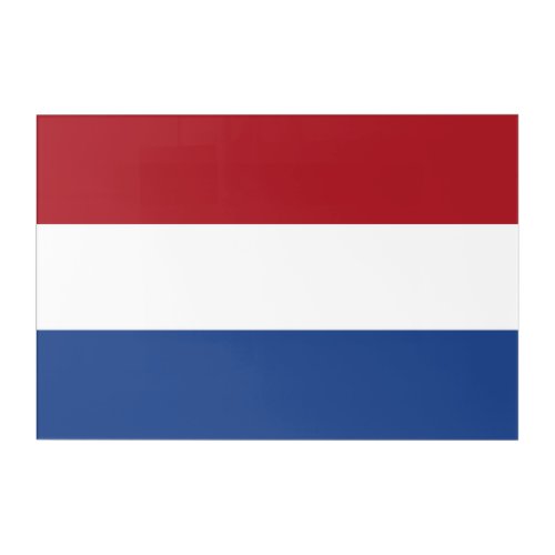 Netherland flag acrylic print