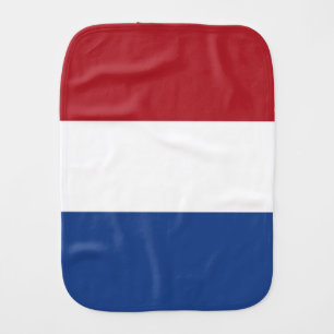 Netherland flag baby burp cloth