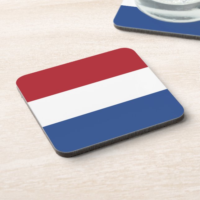 Netherland flag beverage coaster (Left Side)