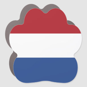Netherland flag car magnet