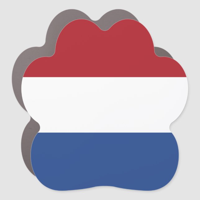 Netherland flag car magnet (Front)