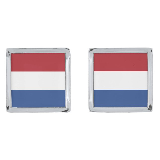 Netherland flag cufflinks (Front)