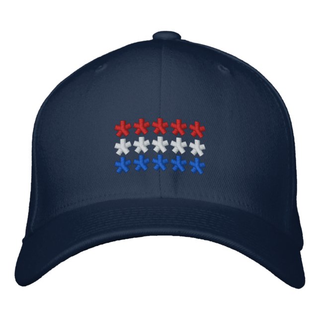 Netherland Flag Embroidered Baseball Hat (Front)