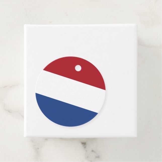 Netherland flag favor tags (In Situ)