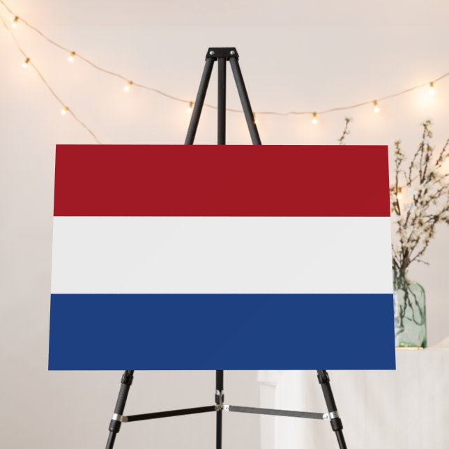 Netherland flag foam board (In Situ (Stand))