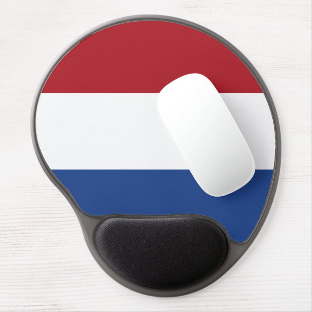 Netherland flag gel mouse pad (Left Side)