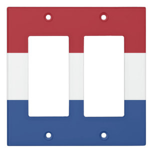 Netherland flag light switch cover