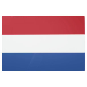 Netherland flag metal print
