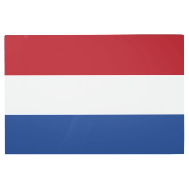 Netherland flag metal print (Front)