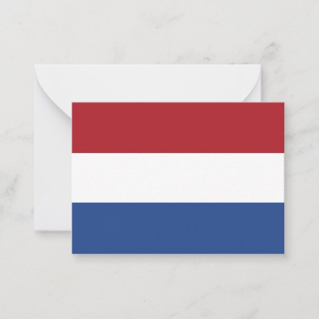Netherland flag note card (Front)