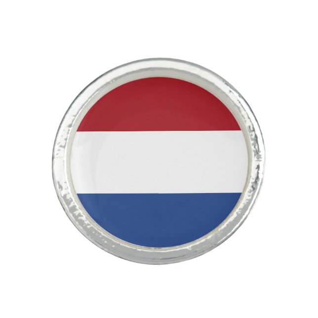 Netherland flag ring (Front)