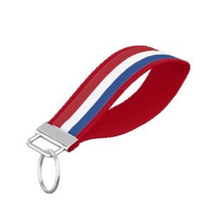Netherland flag wrist keychain