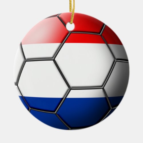 Netherland Soccer Ornament