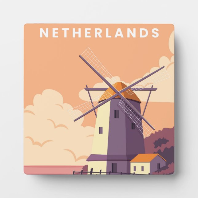 Netherland Travel Plaque (Front)