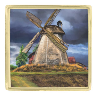 Netherland Windmill Lapel Pin