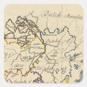 Netherlands 3 square sticker