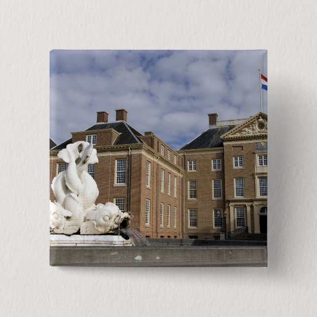 Netherlands (aka Holland), Apeldoorn near 2 Pinback Button (Front)